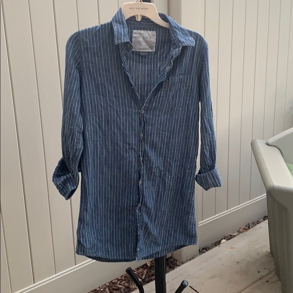 Joe’s Jeans Unisex Striped Button-Down - Picture 2 of 5